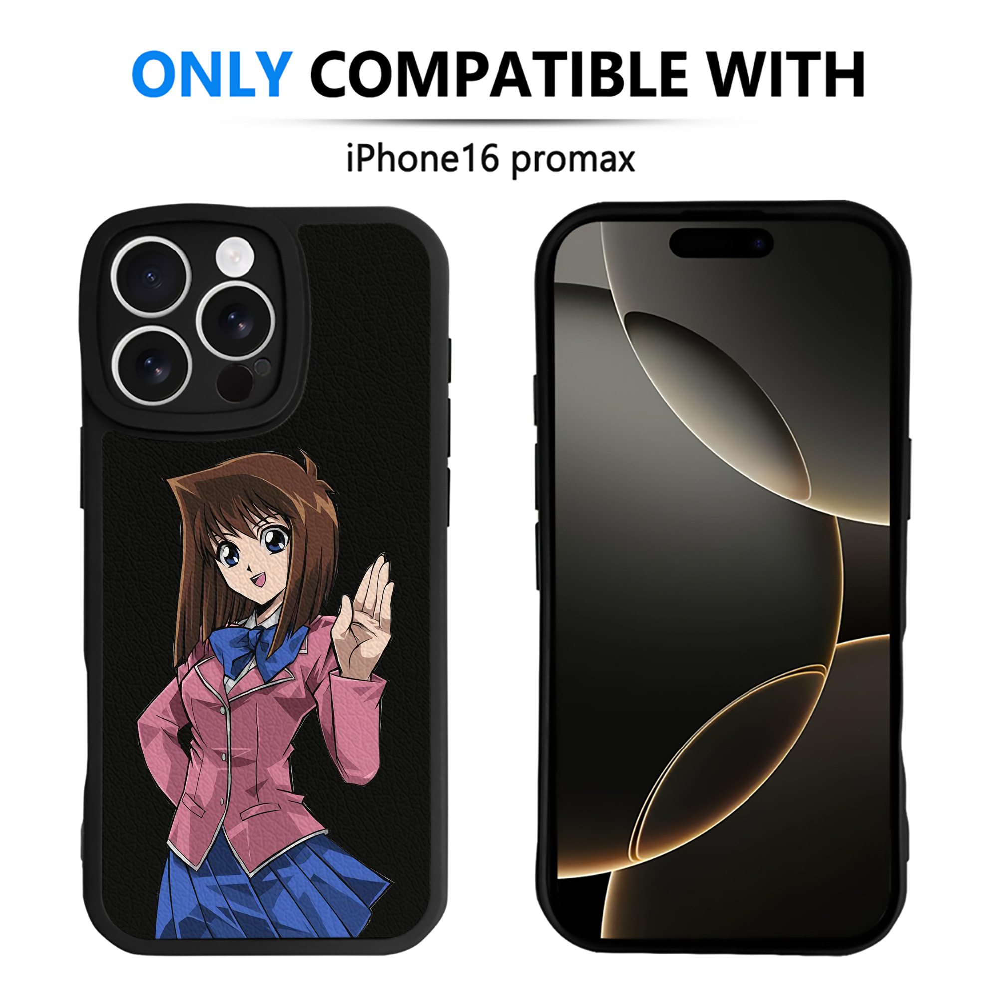 遊☆戯☆王 Yu-Gi-Oh! 【iPhone 16シリーズ対応】シリコンスマホケース（レザー調） 材質：シリコン